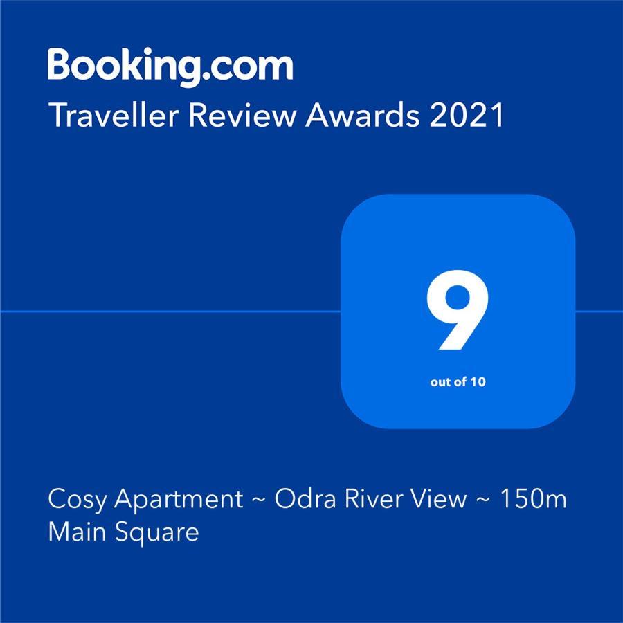 Cosy ~ Odra River View ~ 150m Main Square Apartment *